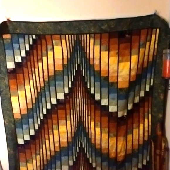 Artistic Safari double sided handmade quilt large - Picture 4 of 16